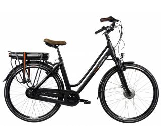 Bicicleta electrica City 28   DEVRON 28122, cadru aluminiu 19  , frane V-Brake, 7 viteze, negru