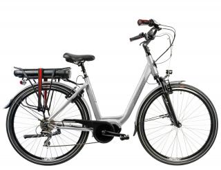 Bicicleta electrica City 28   DEVRON 28414, cadru aluminiu 18  , frane V-Brake, 7 viteze, bej