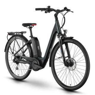 Bicicleta electrica City 28   RAYMON CityRay E 1.0 SE, cadru aluminiu 18  , manete secventiale, frane hidraulice, 8 viteze, antracit