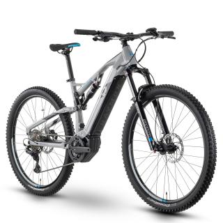 Bicicleta electrica MTB-FS 29   RAYMON FullRay 130E 5.0, cadru aluminiu 18  , manete secventiale, frane hidraulice, 10 viteze, gri negru