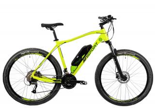 Bicicleta electrica MTB-HT 27.5   AFISPORT M1.7, cadru aluminiu 20.5  , manete secventiale, frane hidraulice, 27 viteze, verde fluo