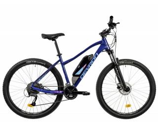 Bicicleta electrica MTB-HT 27.5   DEVRON W1.7, cadru aluminiu 18  , manete secventiale, frane hidraulice, 18 viteze, albastru