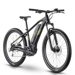 Bicicleta electrica MTB-HT 27.5   RAYMON HardRay E2.0, cadru aluminiu 14  , manete secventiale, frane hidraulice, 8 viteze,  negru verde