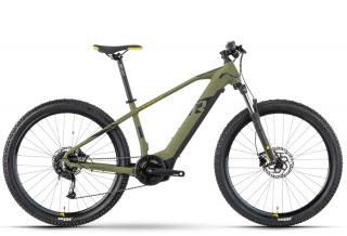 Bicicleta electrica MTB-HT 27.5   RAYMON HardRay E4.0, cadru aluminiu 16  , manete secventiale, frane hidraulice, 9 viteze, kaki