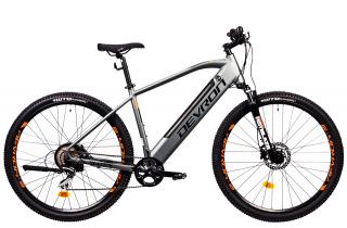 Bicicleta electrica MTB-HT 29   DEVRON Vulcan, cadru aluminiu 19.5  , manete secventiale, frane hidraulice, 8 viteze, gri