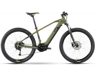 Bicicleta electrica MTB-HT 29   RAYMON HardRay E4.0, cadru aluminiu 20  , manete secventiale, frane hidraulice, 9 viteze, kaki