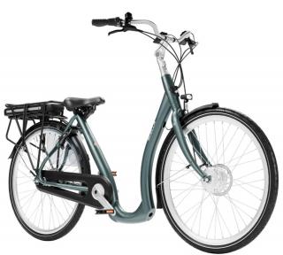 Bicicleta electrica oras STELLA Nantes FDST ISP RTE 2.1, cadru aluminiu 18  , manete RevoShift, frane hidraulice, 7 viteze, gri