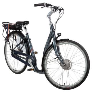 Bicicleta electrica oras STELLA Nantes FDST RTE 2.1, cadru aluminiu 18  , manete RevoShift, frane hidraulice, 7 viteze, gri