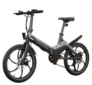Bicicleta electrica pliabila MS Energy Vivax I10, cadru magneziu, frane disc, 6 viteze, negru gri