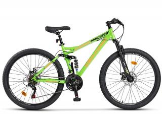 Bicicleta MTB-FS 26   VELORS Matador 2.6, cadru otel 17  , manete secventiale, frane disc, 21 viteze, verde portocaliu