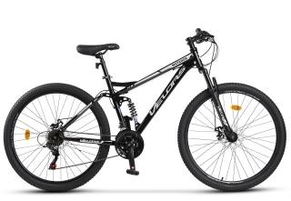 Bicicleta MTB-FS 27.5   VELORS Matador 2.7, cadru otel 18  , manete secventiale, frane disc, 21 viteze, negru gri