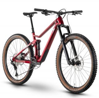 Bicicleta MTB-FS 29   RAYMON FullRay 150 9.0, cadru aluminiu 17  , manete secventiale, frane hidraulice, 12 viteze, rosu