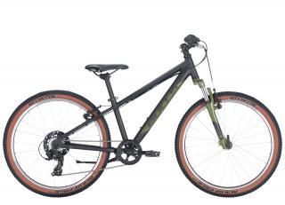 Bicicleta MTB-HT 24   BULLS Tokee 24, cadru aluminiu 12.5  , frane V-Brake, 7 viteze, negru verde