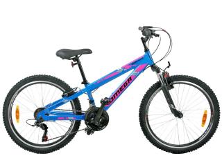 Bicicleta MTB-HT 24   OMEGA Gerald, cadru aluminiu 16  , frane V-Brake, 18 viteze, albastru