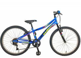 Bicicleta MTB-HT 24   POLAR Booster Turbo 240, cadru otel 11.5  , frane V-Brake, 6 viteze, albastru