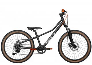 Bicicleta MTB-HT 24   ROYAL BABY 7-17, cadru aluminiu 14  , manete secventiale,  frane disc, 7 viteze, negru