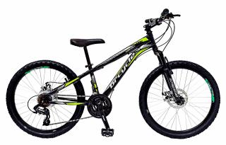 Bicicleta MTB-HT 26   BR Storm One, cadru otel 15  , frane disc, manete secventiale, 21 viteze, negru verde