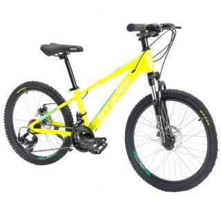 Bicicleta MTB-HT 26   BR Tornado, cadru aluminiu 13.5  , manete secventiale, frane disc, 21 viteze, galben fluo