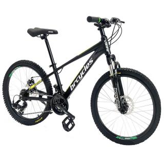 Bicicleta MTB-HT 26   BR Tornado, cadru aluminiu 13.5  , manete secventiale, frane disc, 21 viteze, negru galben