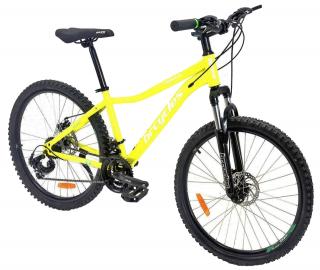Bicicleta MTB-HT 26   BR Tsunami Pro2008 cadru otel 15  , manete secventiale, frane disc, 21 viteze, galben fluo