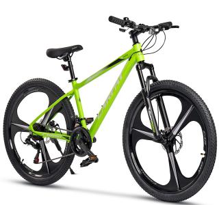 Bicicleta MTB-HT 26   CARPAT Evolution 2.6, cadru aluminiu 17  , jante magneziu, manete secventiale, frane disc, 21 viteze, verde fluo