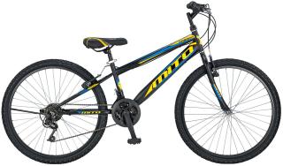 Bicicleta MTB-HT 26   MITO Oregon, cadru otel 18  , manete RevoShift, frane V-Brake, 21 viteze, negru galben