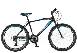 Bicicleta MTB-HT 26   POLAR Wizard 3.0, cadru otel 19.5  , manete index, frane V-Brake, 18 viteze, negru albastru