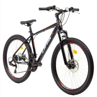 Bicicleta MTB-HT 26   TERRANA 2605, cadru otel 18  , manete revoshift, frane disc, 21 viteze, negru rosu