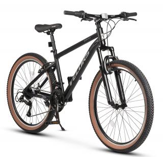 Bicicleta MTB-HT 26   VELORS Mercury 2.6, cadru otel 18  , manete revoshift, frane V-Brake, 21 viteze, negru gri