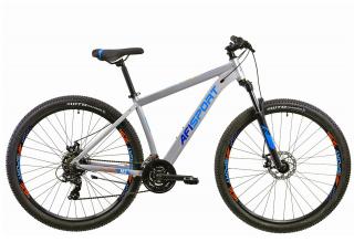 Bicicleta MTB-HT 27.5   AFISPORT M2, cadru aluminiu 16.5  , manete secventiale, frane disc, 21 viteze, gri