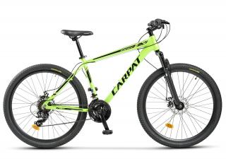 Bicicleta MTB-HT 27.5   CARPAT Spartan 2.7, cadru aluminiu 16  , manete secventiale, frane disc, 21 viteze, verde negru