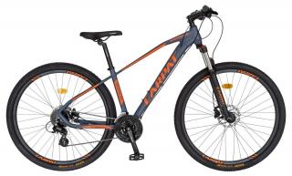 Bicicleta MTB-HT 27.5   CARPAT Wrangler-AH, cadru aluminiu 18  , frane hidraulice, 24 viteze, gri portocaliu