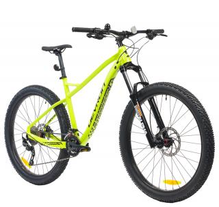 Bicicleta MTB-HT 27.5   DEVRON Zerga M1.7, cadru aluminiu 16  , manete secventiale, frane hidraulice, 20 viteze, verde fluo