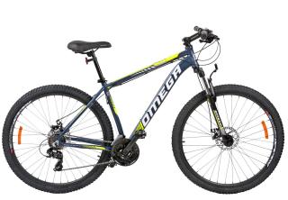 Bicicleta MTB-HT 27.5   OMEGA Thomas, cadru aluminiu 19.5  , manete secventiale, frane disc, 21 viteze, albastru galben