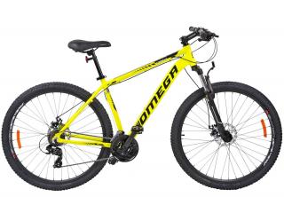 Bicicleta MTB-HT 27.5   OMEGA Thomas, cadru aluminiu 19.5  , manete secventiale, frane disc, 21 viteze, galben negru