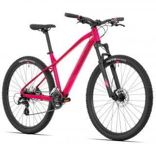 Bicicleta MTB-HT 27.5   ROCK MACHINE Catherine 40-27, cadru aluminiu 17  , manete secventiale, frane hidraulice, 14 viteze, roz