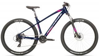 Bicicleta MTB-HT 27.5   ROCK MACHINE Catherine 70-27, cadru aluminiu 19  , manete secventiale, frane hidraulice, 16 viteze, albastru roz argintiu