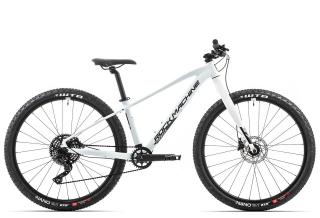 Bicicleta MTB-HT 27.5   ROCK MACHINE Thunder 27 HD LTD, cadru aluminiu 13.5  , manete secventiale, frane hidraulice, 9 viteze, alb negru