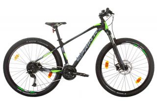 Bicicleta MTB-HT 27.5   SPRINT Apolon, cadru aluminiu 16  , frane hidraulice, 27 viteze, negru verde neon