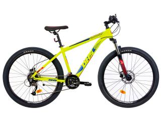 Bicicleta MTB-HT 27.5   TERRANA 2727, cadru aluminiu 16.5  , manete secventiale, frane hidraulice, 24 viteze, verde fluo