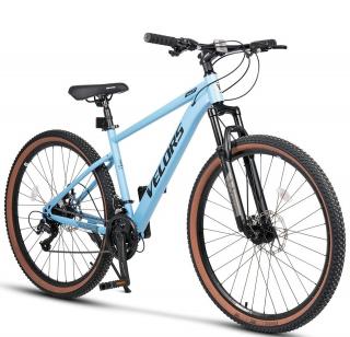 Bicicleta MTB-HT 27.5   VELORS Boost, 2.7 cadru otel 18  , manete secventiale, frane disc, 21 viteze, albastru