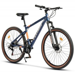 Bicicleta MTB-HT 27.5   VELORS Forest 2.7, cadru aluminiu 18  , manete secventiale, frane disc, 21 viteze, albastru portocaliu