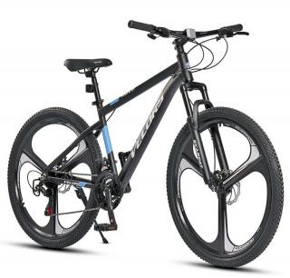 Bicicleta MTB-HT 27.5   VELORS Power 2.7, cadru aluminiu 17  , jante magneziu, manete secventiale, frane disc, 21 viteze, negru albastru