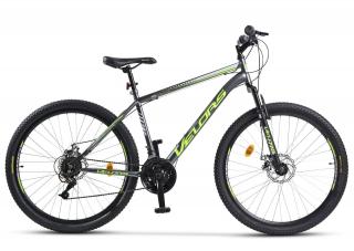 Bicicleta MTB-HT 27.5   VELORS Vulcano 2.7, cadru otel 18.5  , frane disc, 18 viteze, gri verde