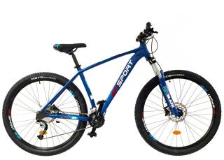 Bicicleta MTB-HT 29   AFISPORT M5, cadru aluminiu 19.5  , manete secventiale, frane hidraulice, 18 viteze, albastru