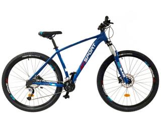 Bicicleta MTB-HT 29   AFISPORT M5, cadru aluminiu 20.5  , manete secventiale, frane hidraulice, 18 viteze, albastru