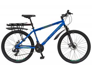 Bicicleta MTB-HT 29   BR Target Carrier, cadru otel 17 , manete secventiale, frane disc, 21 viteze, albastru