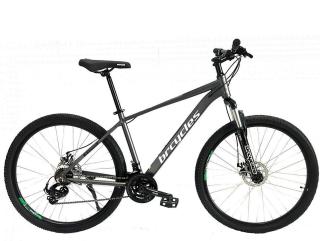 Bicicleta MTB-HT 29   BR Tornado cadru aluminiu 18  , manete secventiale, frane disc, 21 viteze, gri