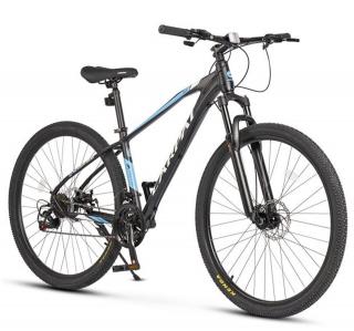 Bicicleta MTB-HT 29   CARPAT Ian 2.9, cadru aluminiu 18  , manete secventiale, frane disc, 21 viteze, negru albastru