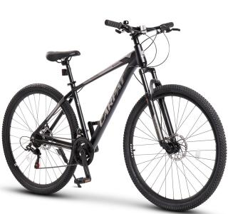 Bicicleta MTB-HT 29   CARPAT Montana 2.9, cadru aluminiu 18  , manete secventiale, frane disc, 21 viteze, gri negru
